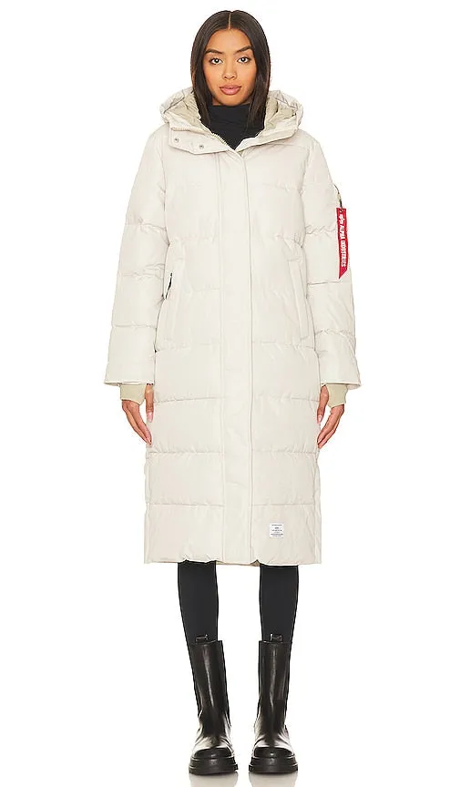 ALPHA INDUSTRIES Sierra Parka in Cream