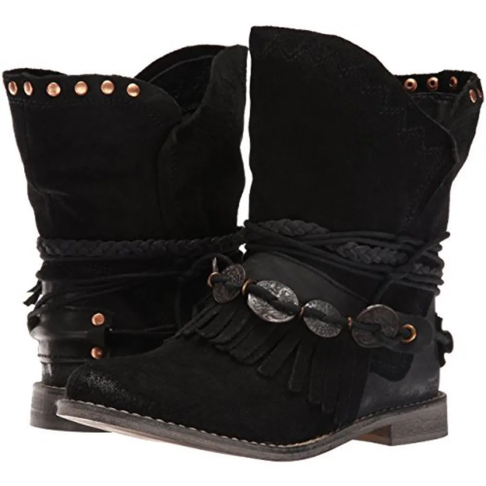 Anaeh Black Musse & Cloud Ankle Boot