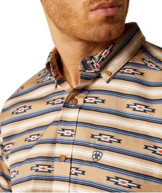 Ariat Men's Trace Classic Fit Shirt - Khaki - 10052616