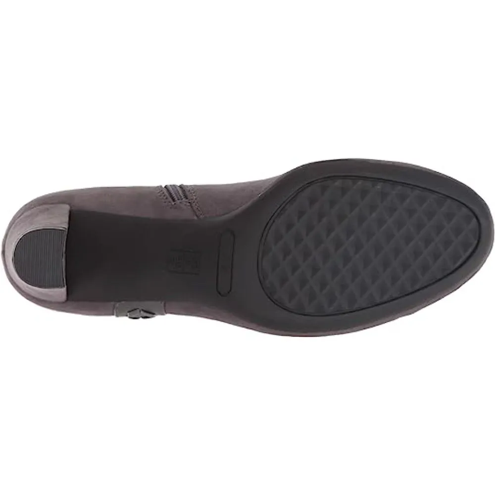 Avenue A Gray Fabric Aerosoles Ankle Boots