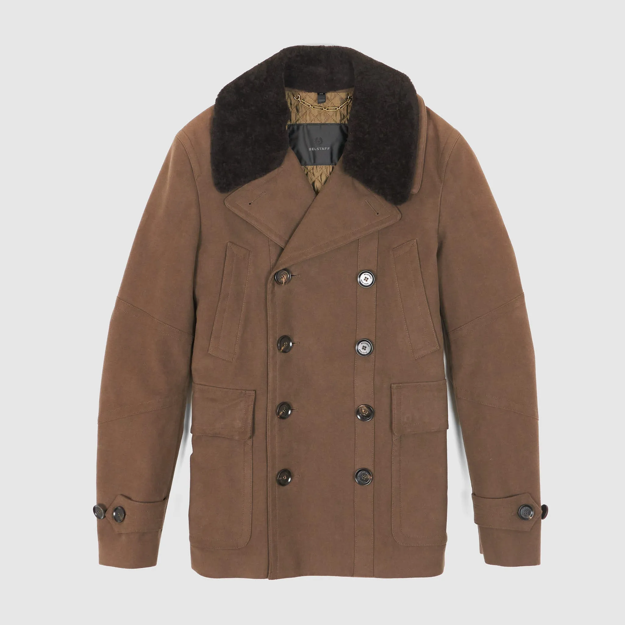 Belstaff Double-Breasted Moleskin Jacket