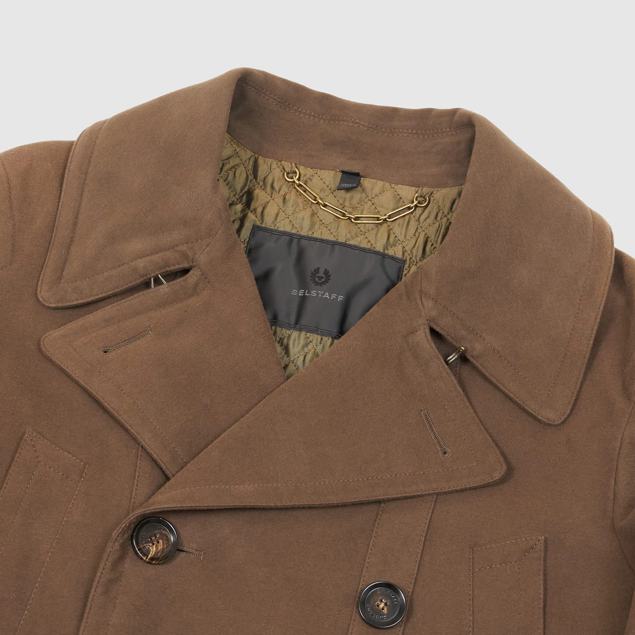 Belstaff Double-Breasted Moleskin Jacket
