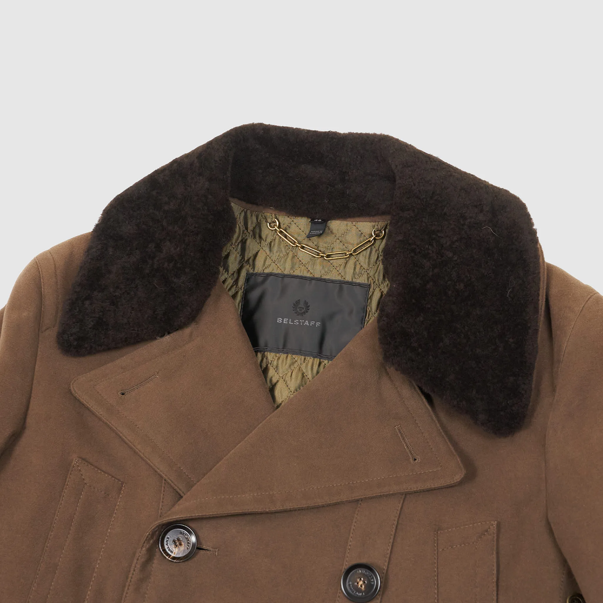 Belstaff Double-Breasted Moleskin Jacket