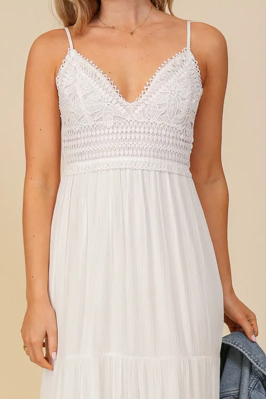 Boho Lace Maxi Dress