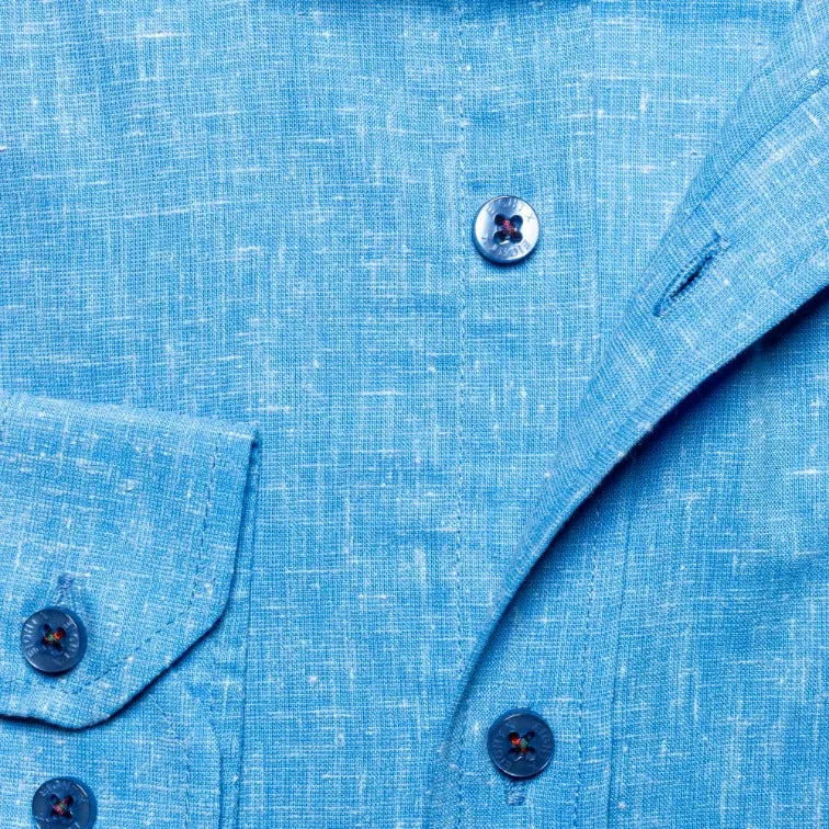 Bottle Shop Button Down Shirt - Blue