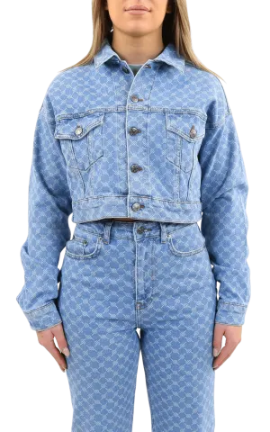 Dames Mily Jacket Monogram Blauw