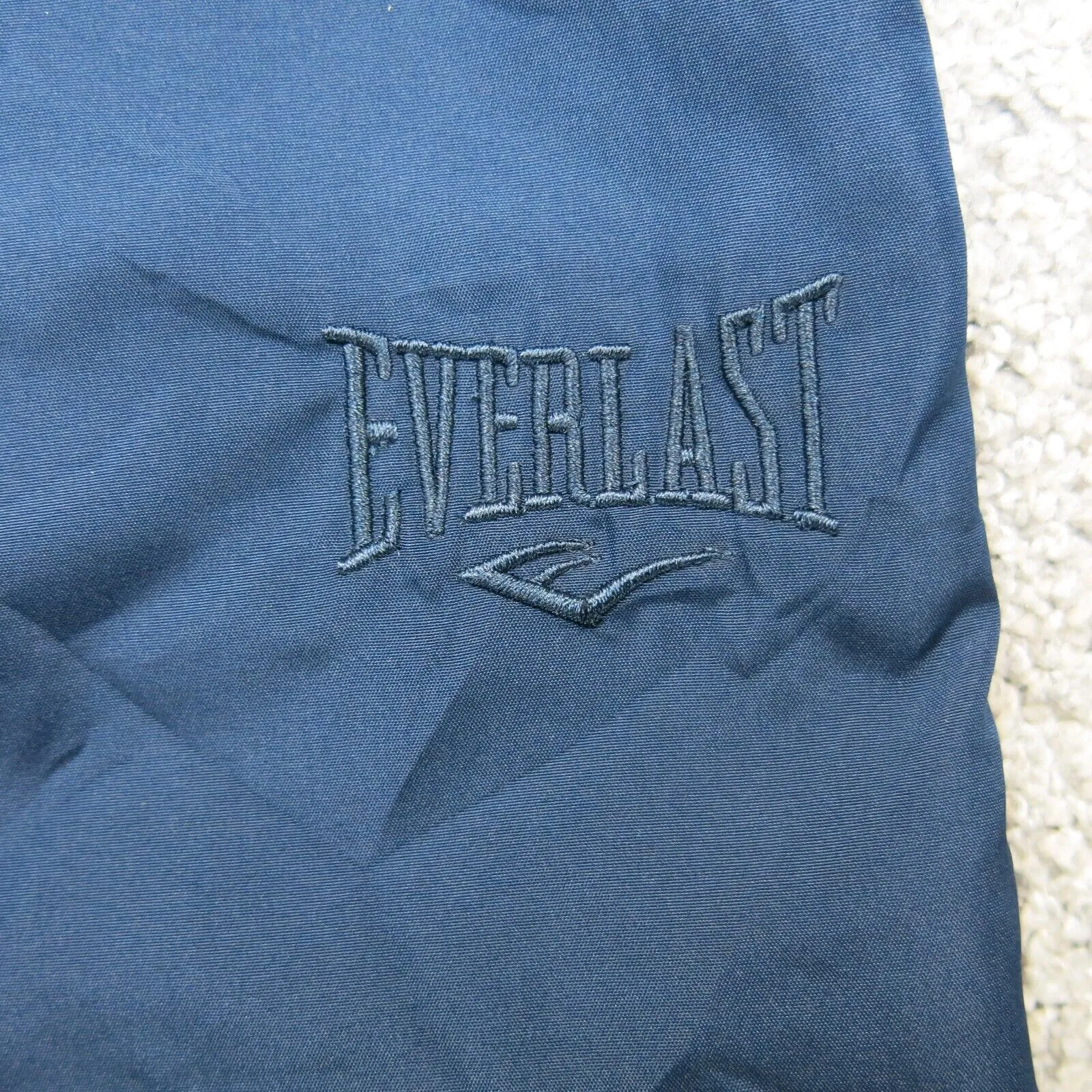 Everlast Mens Activewear Sweatpants Elastic Waist Mid Rise Logo Blue Size Small
