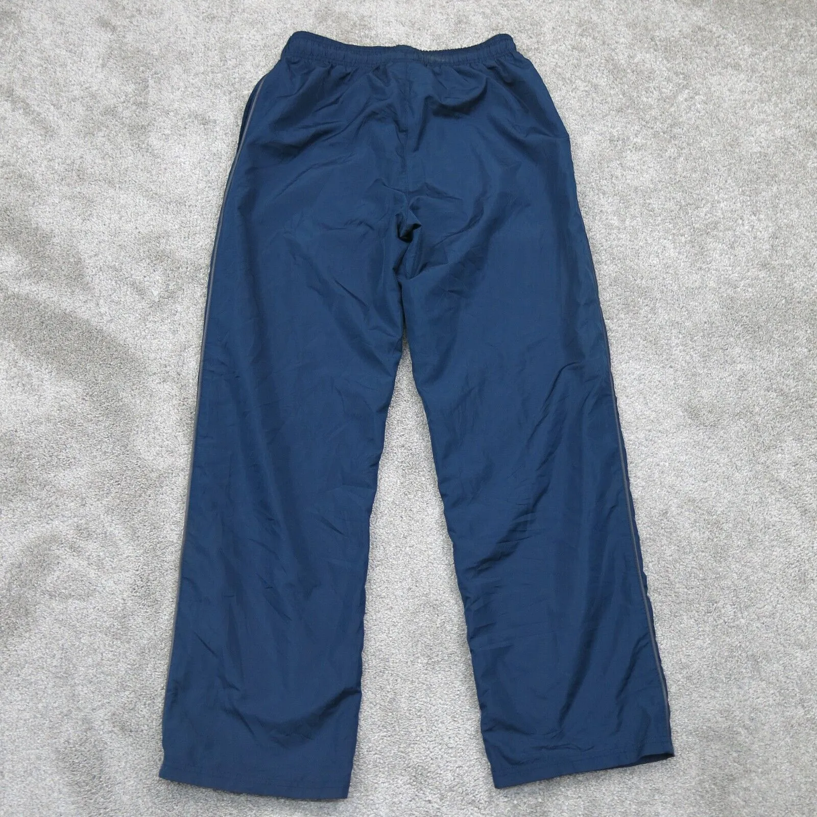 Everlast Mens Activewear Sweatpants Elastic Waist Mid Rise Logo Blue Size Small