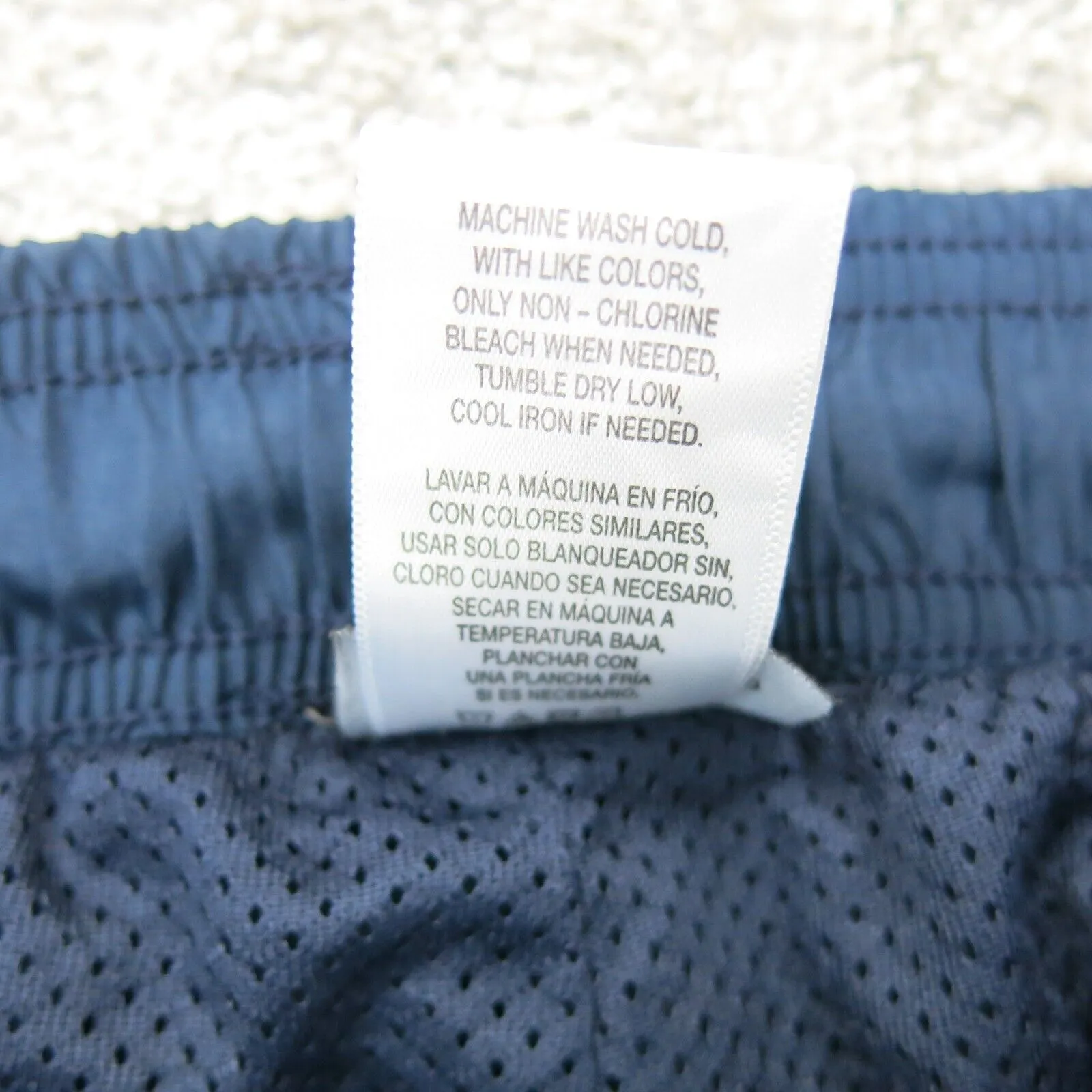 Everlast Mens Activewear Sweatpants Elastic Waist Mid Rise Logo Blue Size Small