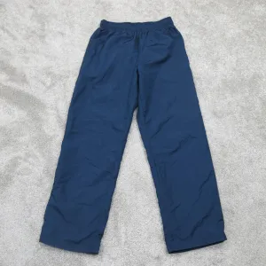 Everlast Mens Activewear Sweatpants Elastic Waist Mid Rise Logo Blue Size Small