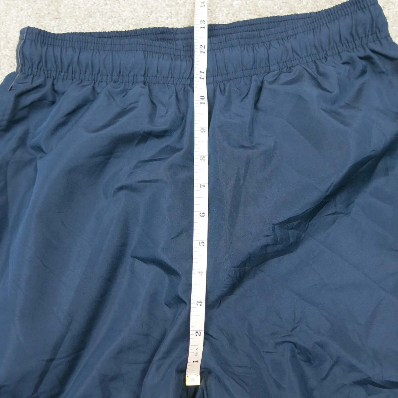 Everlast Mens Activewear Sweatpants Elastic Waist Mid Rise Logo Blue Size Small