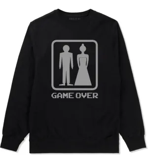 Game Over Funny Wedding Mens Crewneck Sweatshirt