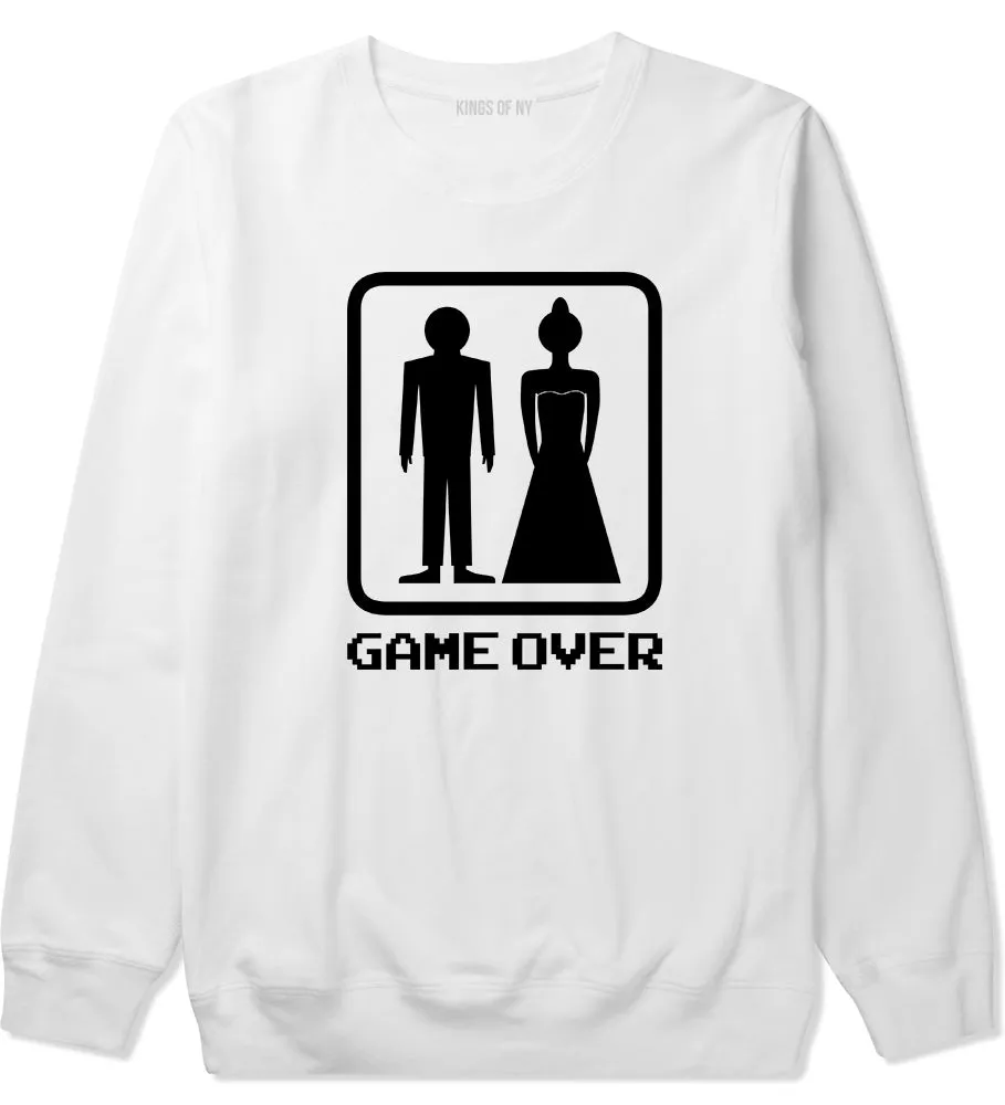 Game Over Funny Wedding Mens Crewneck Sweatshirt