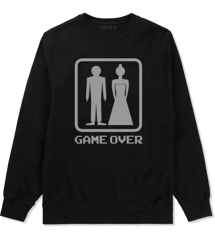 Game Over Funny Wedding Mens Crewneck Sweatshirt