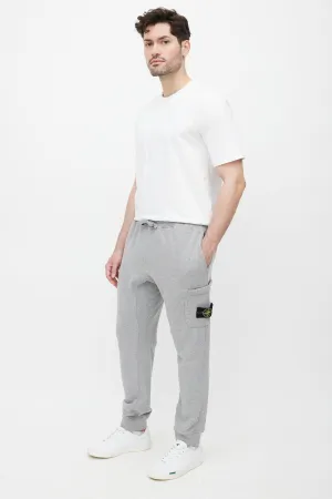 Grey Cargo Patch Sweatpant