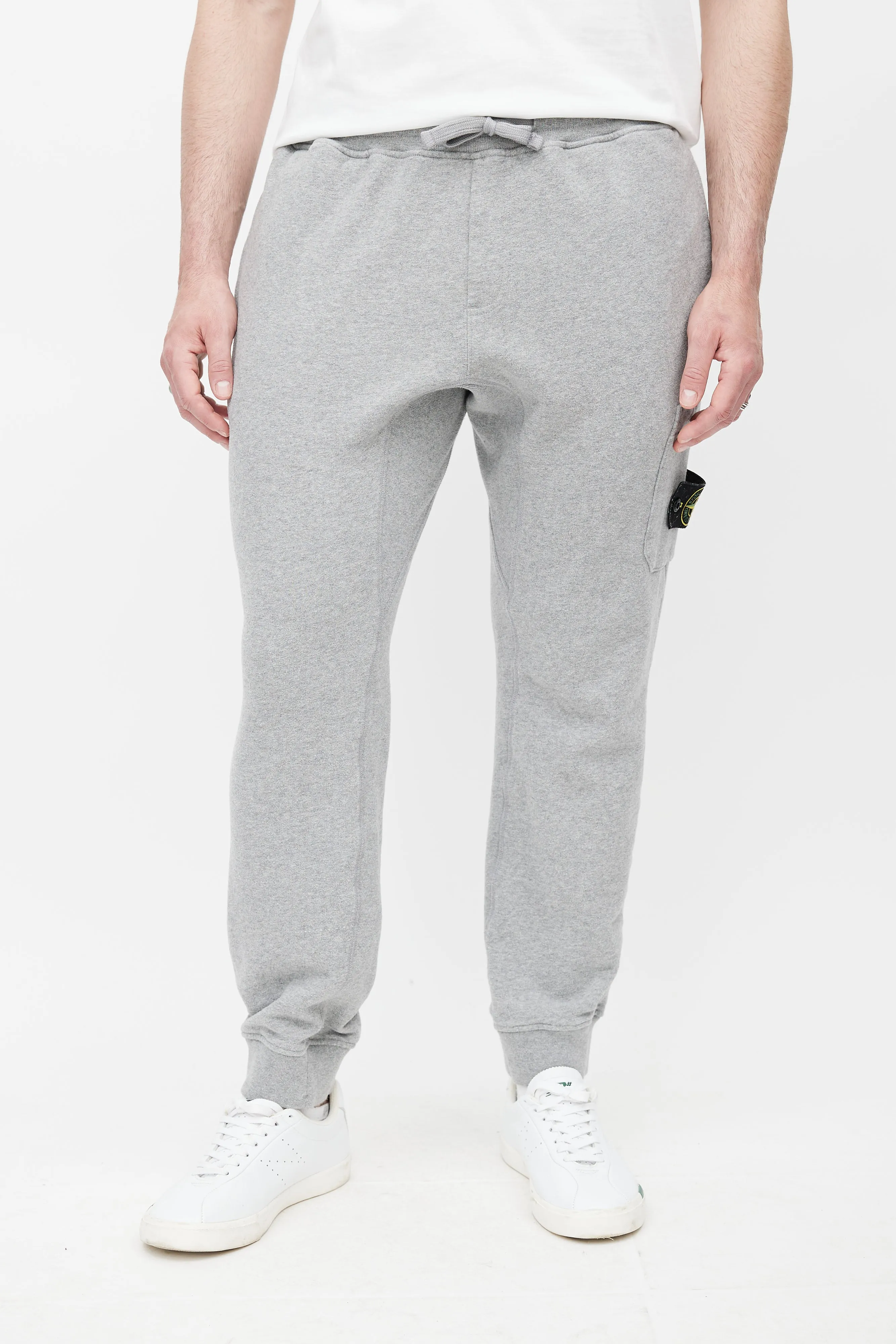 Grey Cargo Patch Sweatpant