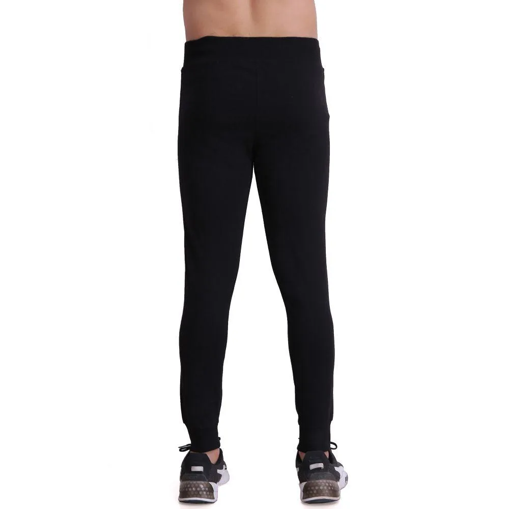 HiFlyers Mens Slimfit Track Pants (Black)