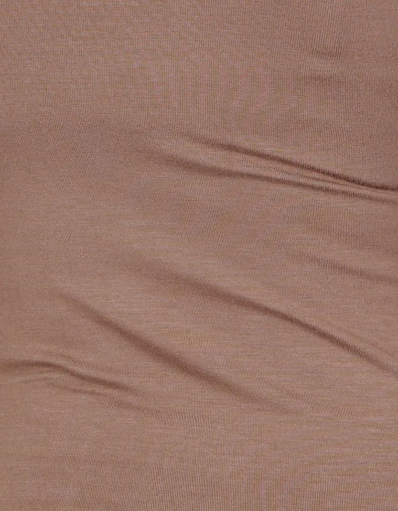High Neck Cotton Body Top - Dark Shades