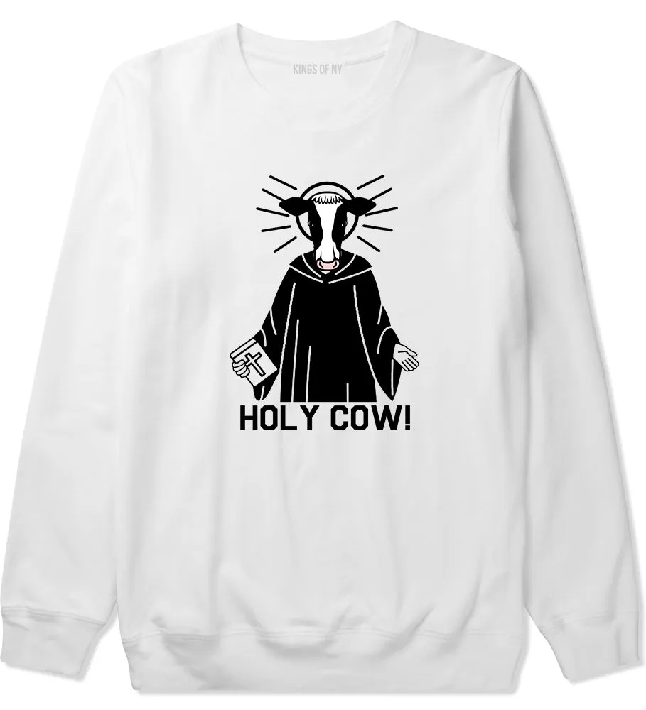 Holy Cow Funny Mens Crewneck Sweatshirt