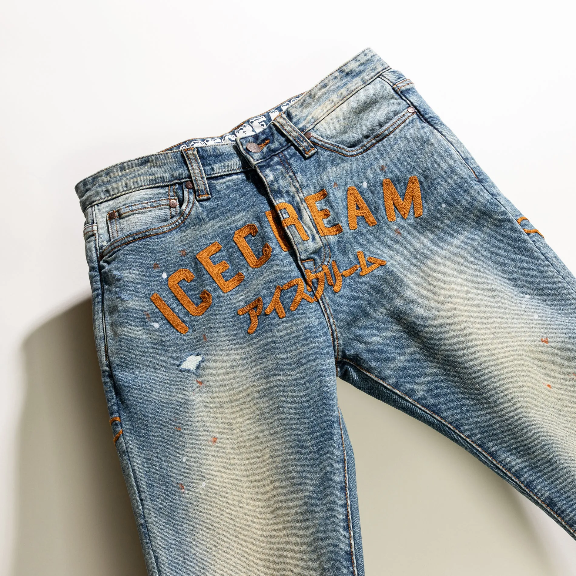 Icecream Faded Jeans