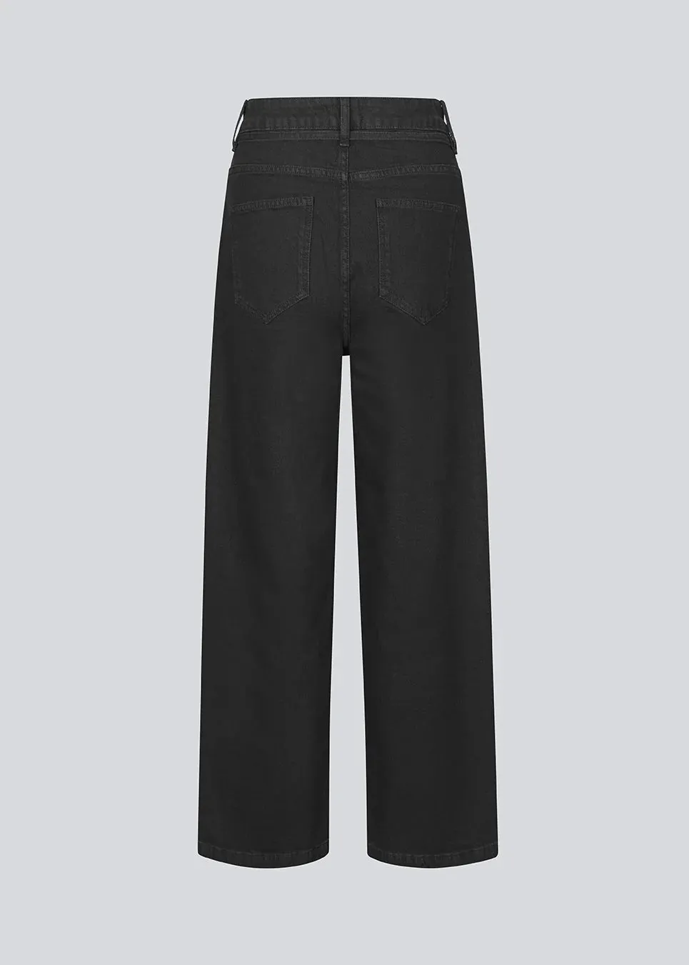 Isolde Solid Pants - Black
