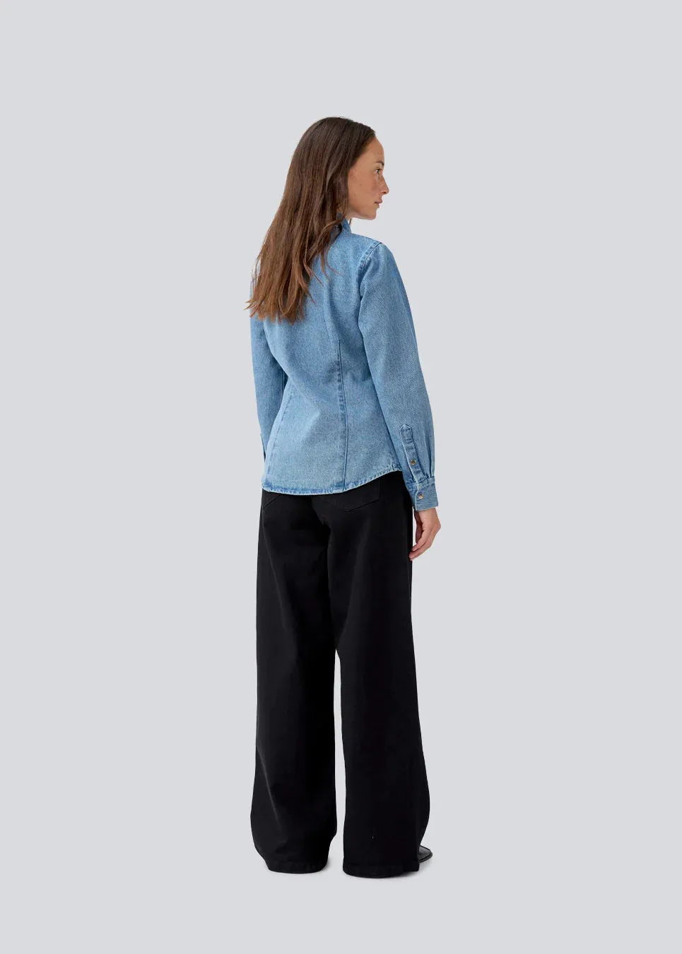 Isolde Solid Pants - Black