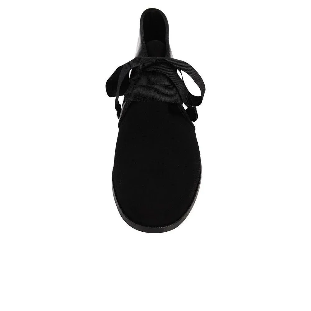 Jon Josef Womens Sahara Black Leather and Suede Ankle Boot