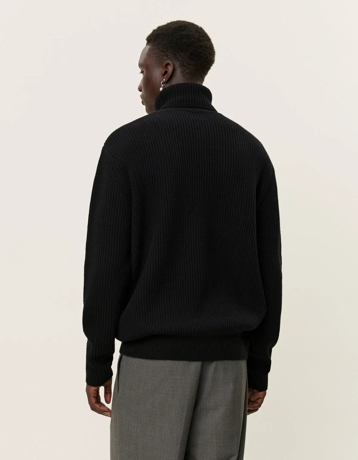 LES DEUX EDDIE WOOL RIB ROLLNECK KNIT - 2 COLORS