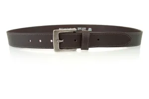 Loop Leather Co MENS WORK TUFF LEATHER BELT CHOC