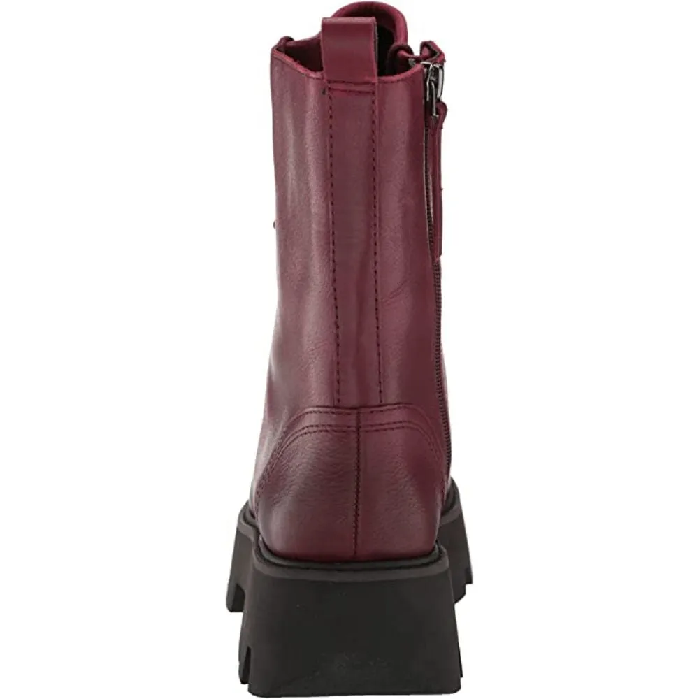 Margey2 Burgundy Leather Water Resistant Franco Sarto Boots