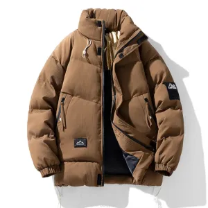 Men's Stand Collar Puffer Jacket