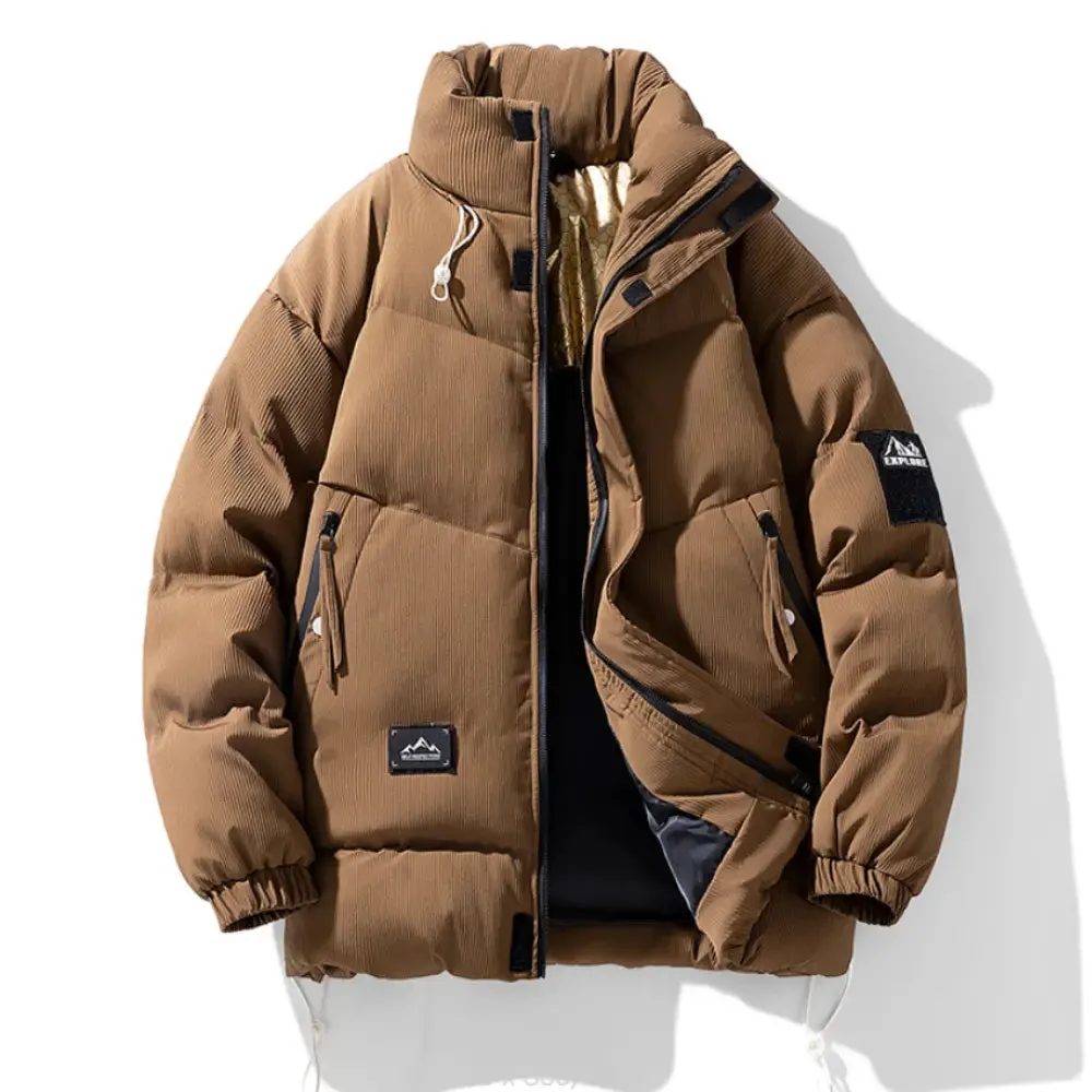 Men's Stand Collar Puffer Jacket