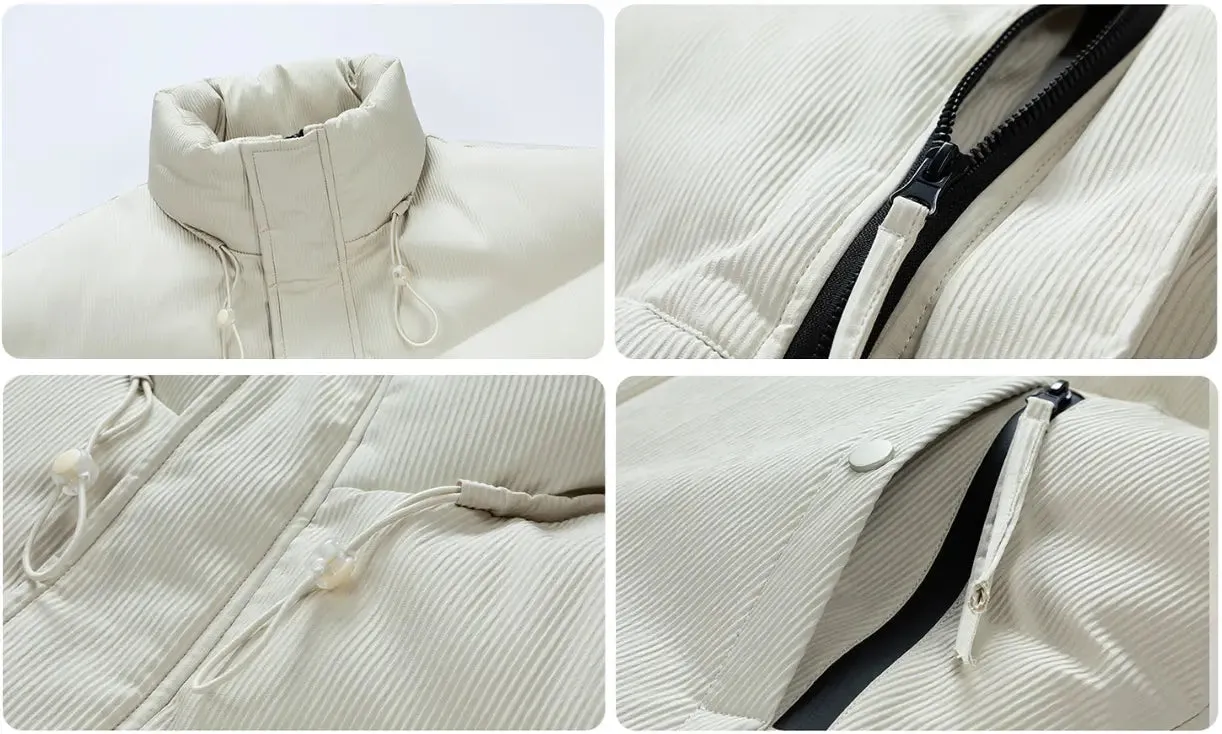 Men's Stand Collar Puffer Jacket