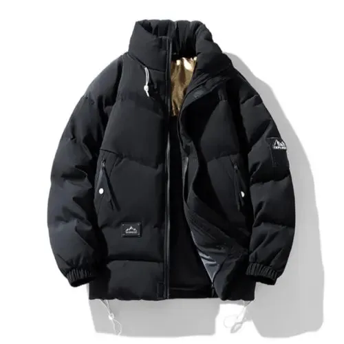 Men's Stand Collar Puffer Jacket