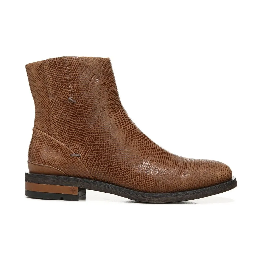 Mist Cognac Leather Franco Sarto Ankle Boots