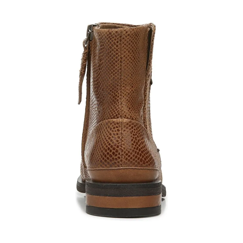 Mist Cognac Leather Franco Sarto Ankle Boots