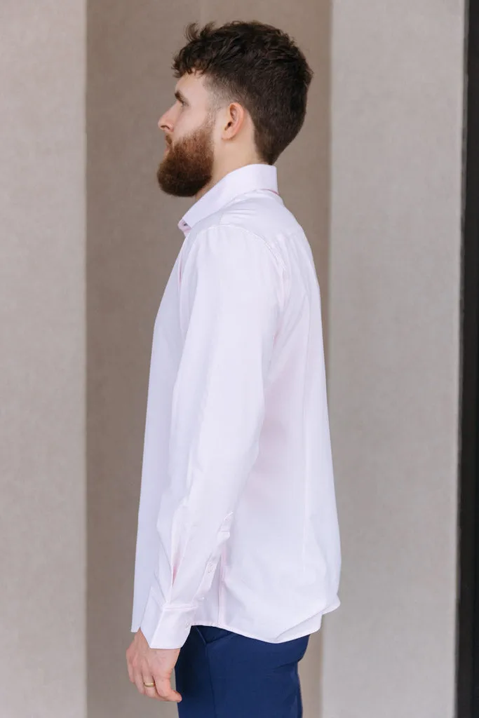 Mizzen & Main Leeward Dress Shirt, True Pink