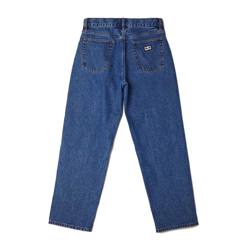 Obey Hardwork Denim Pant - Stonewash Indigo