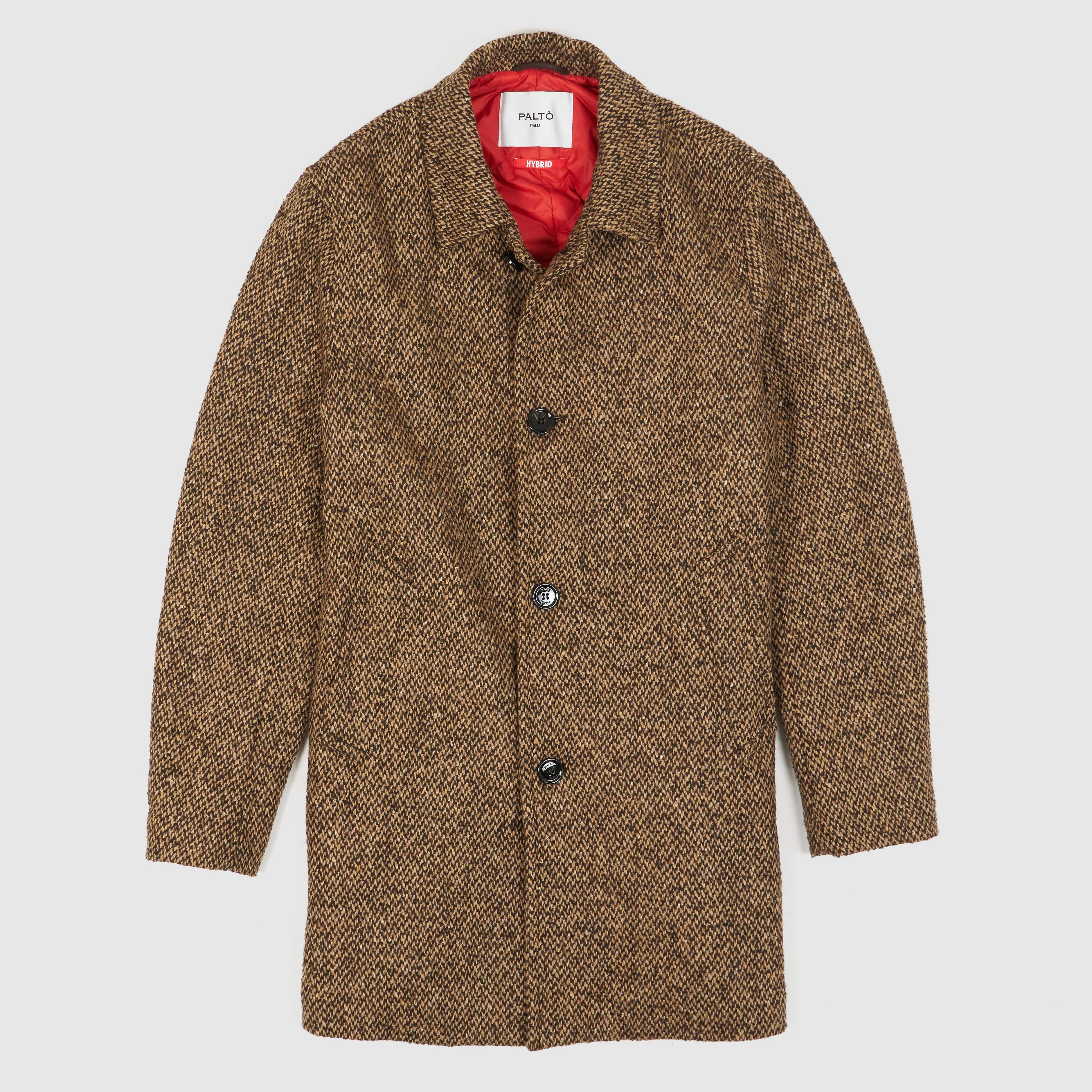 Palto Wool Blend Tweed Coat Thermore® Insulation