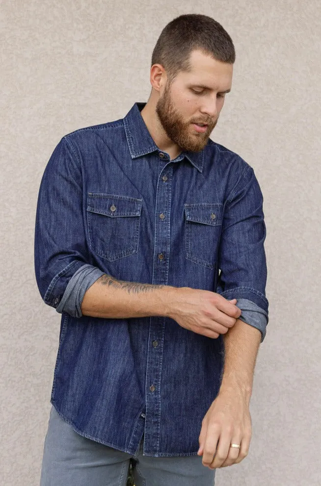 Rails Kenji Light Weight Denim Shirt