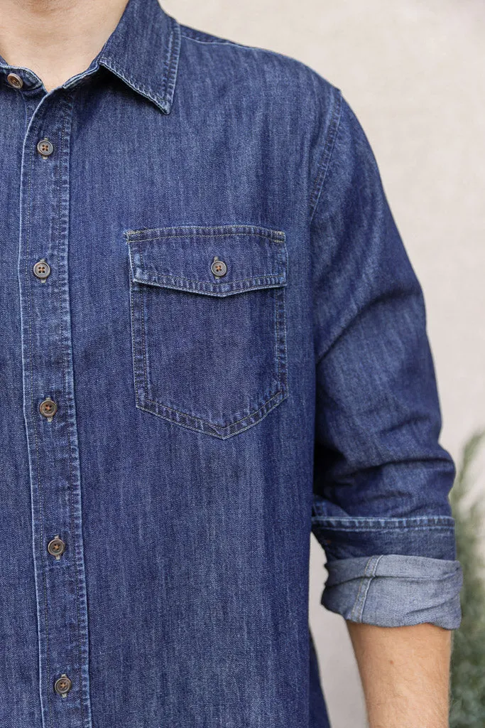 Rails Kenji Light Weight Denim Shirt
