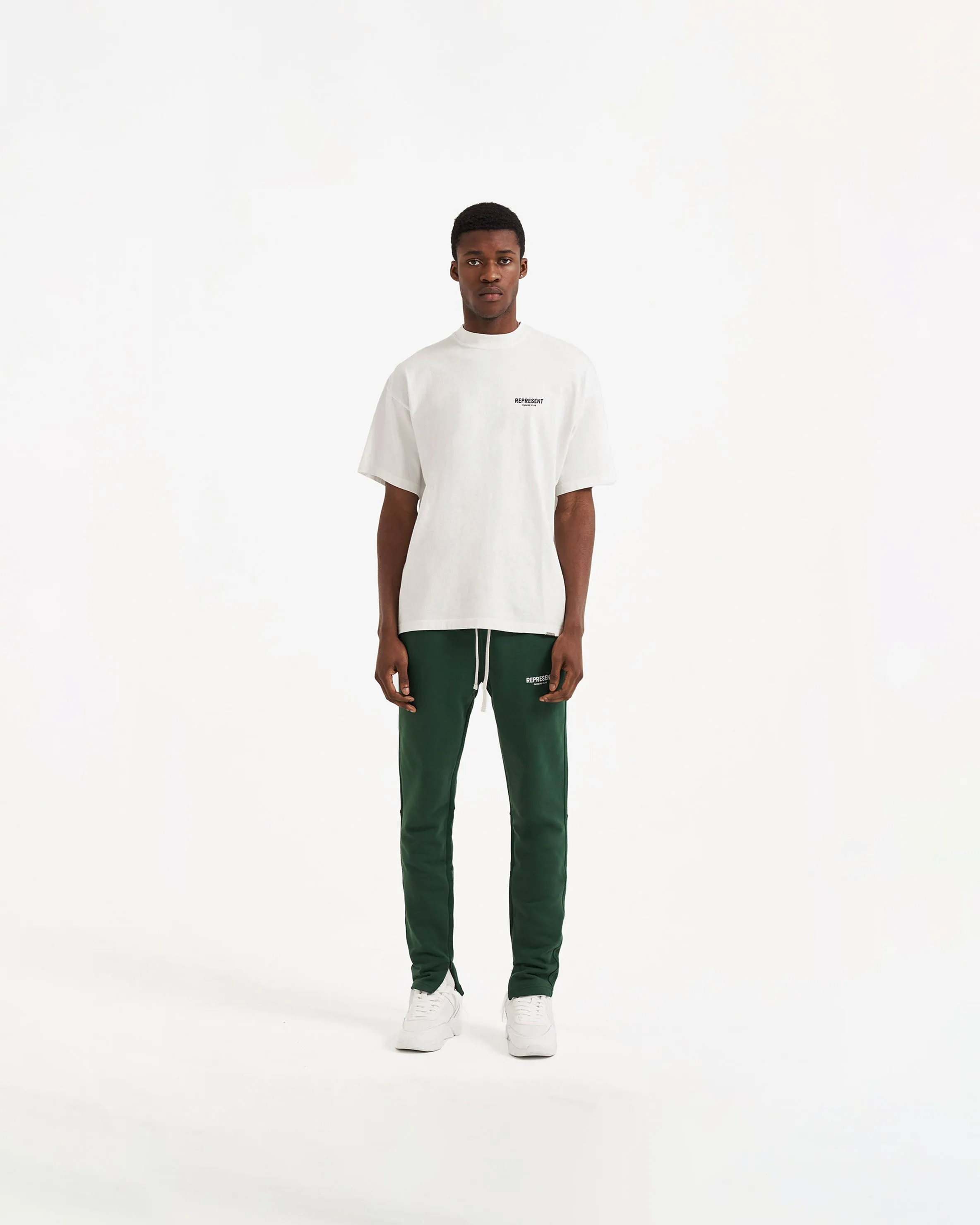 Represent Owners Club Zip Sweatpant - Racing Green