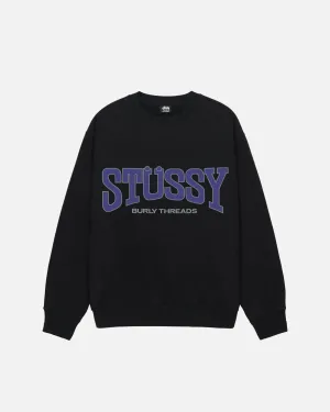 Stussy Burly Threads Crew Black