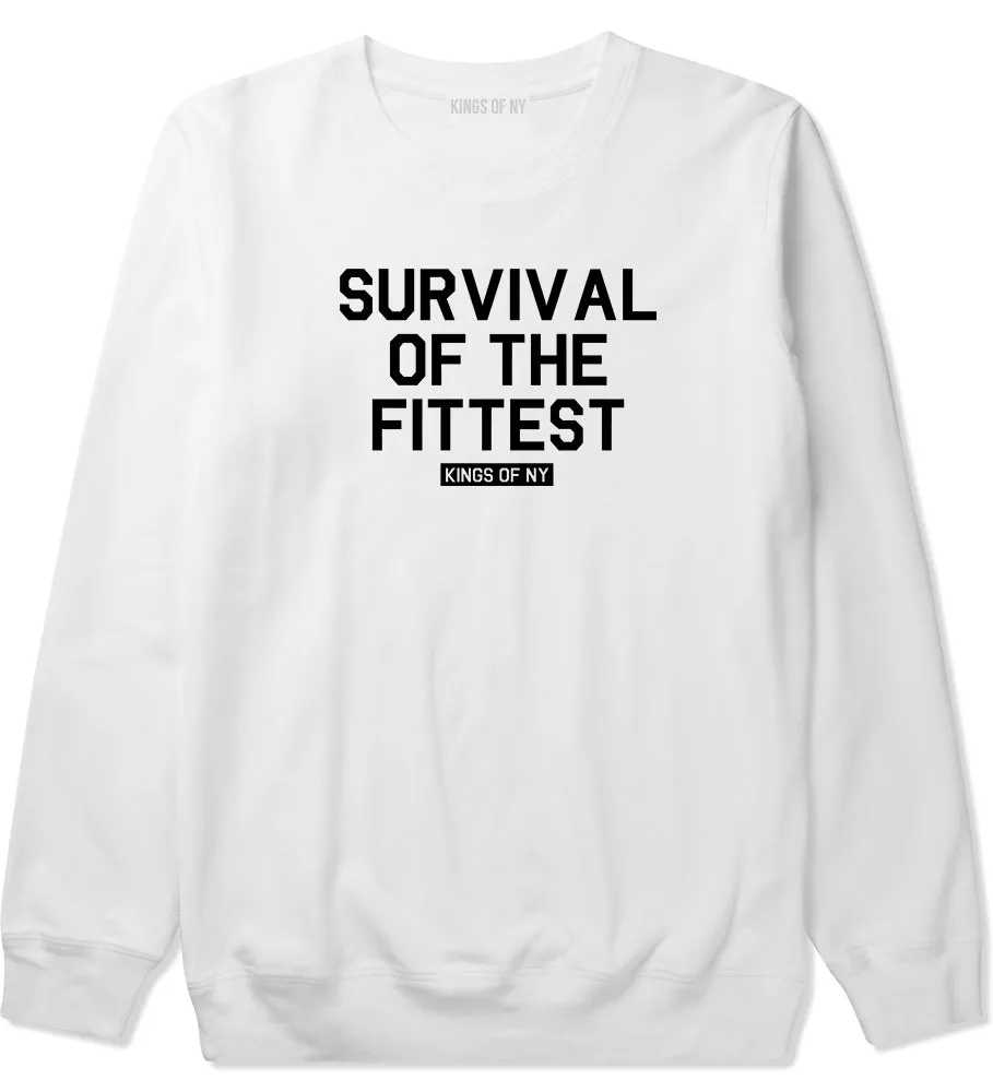 Survival Of The Fittest Mens Crewneck Sweatshirt