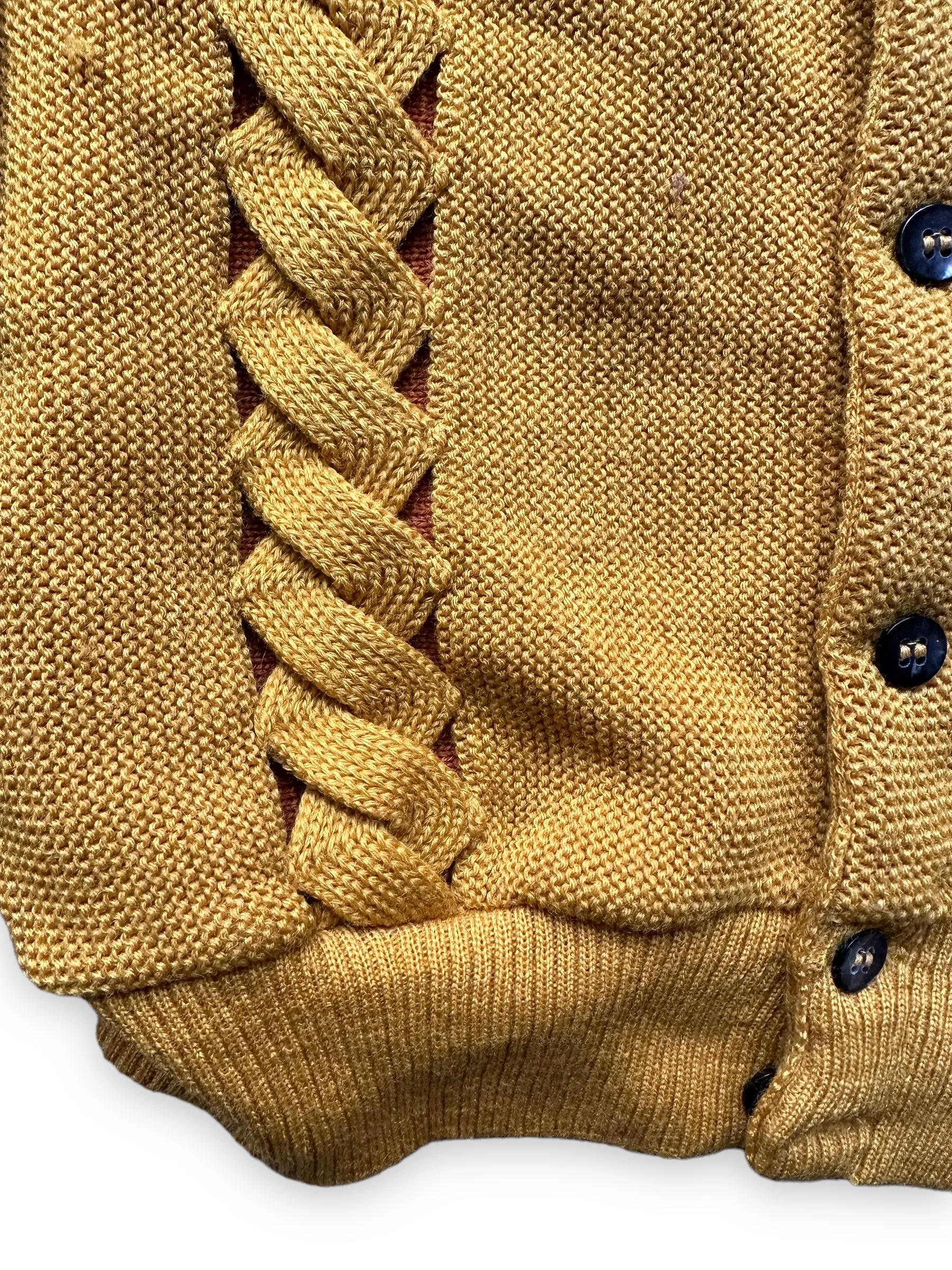 Vintage Seattle Knitting Mills Golden Double Helix Wool Sweater SZ M |  Vintage Cardigan Sweaters Seattle | Barn Owl Vintage Seattle