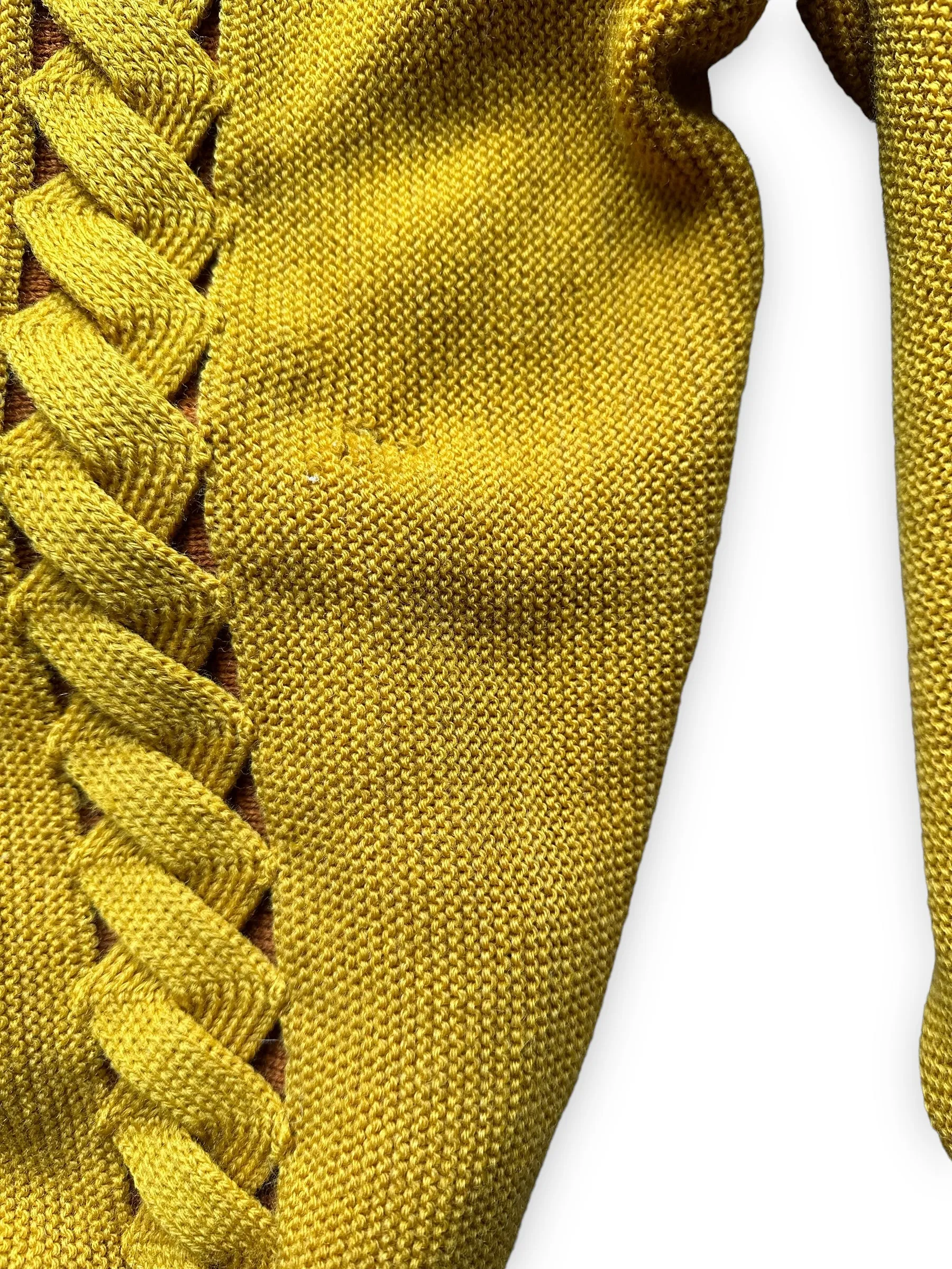 Vintage Seattle Knitting Mills Golden Double Helix Wool Sweater SZ M |  Vintage Cardigan Sweaters Seattle | Barn Owl Vintage Seattle