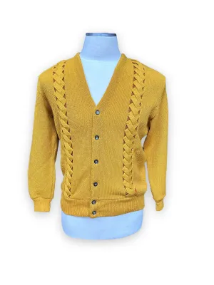 Vintage Seattle Knitting Mills Golden Double Helix Wool Sweater SZ M |  Vintage Cardigan Sweaters Seattle | Barn Owl Vintage Seattle