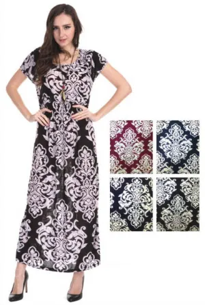 women's long sundresses - ornate prints Case of 48