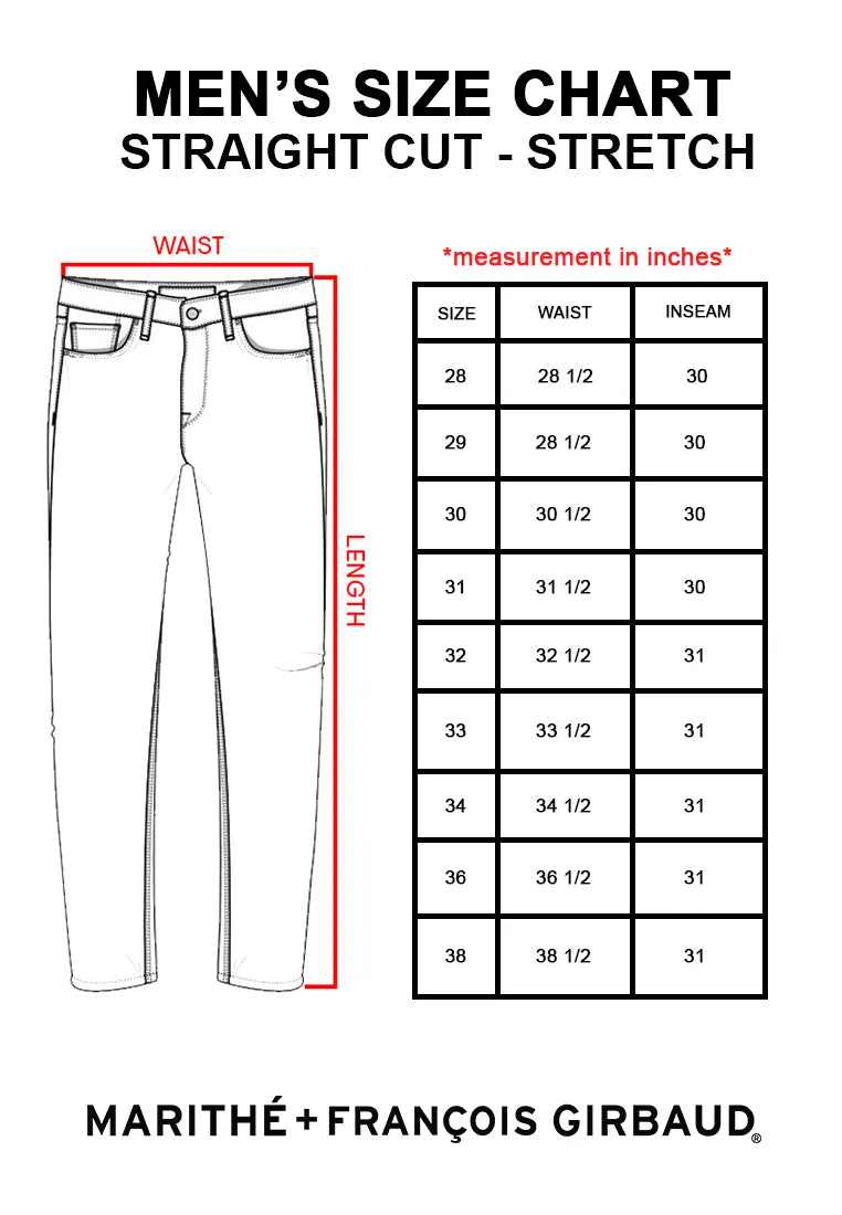 X EDGE Men's Denim Straight Pants