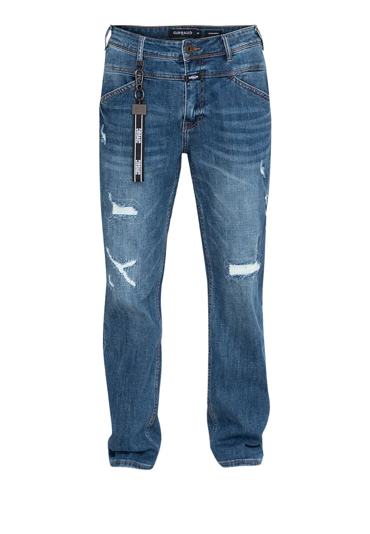 X EDGE Men's Denim Straight Pants